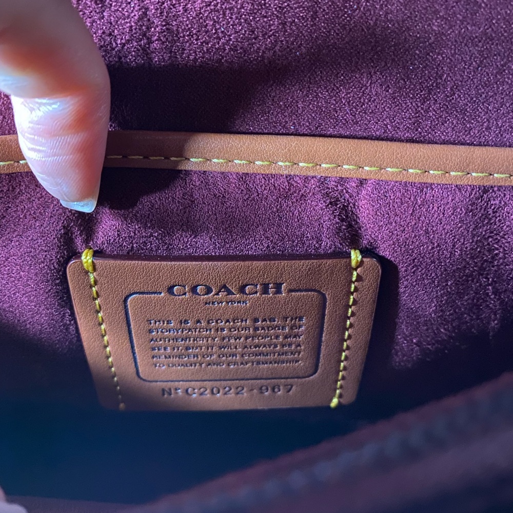 Coach Parker Crossbody Deep Blue with Rivets - Picture 10 of 16